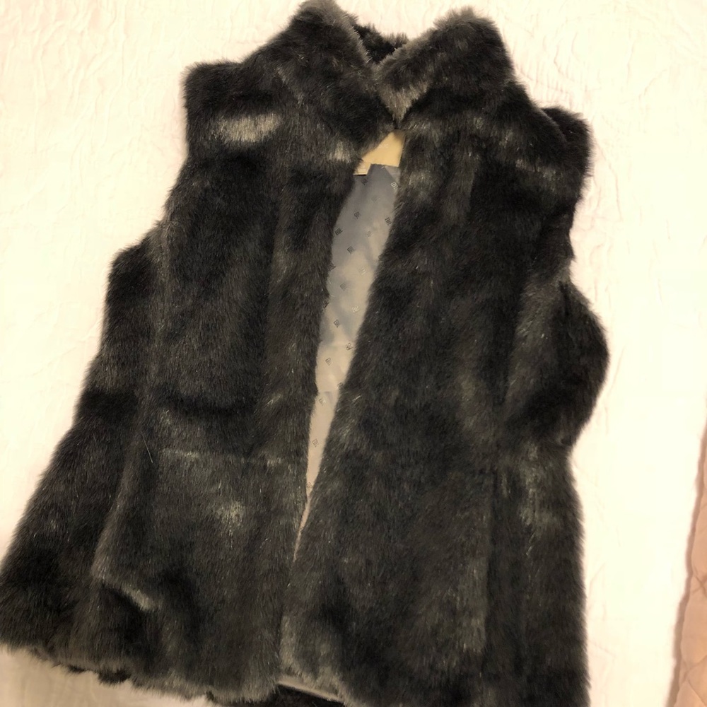 Banana Republic Faux Fur Vest